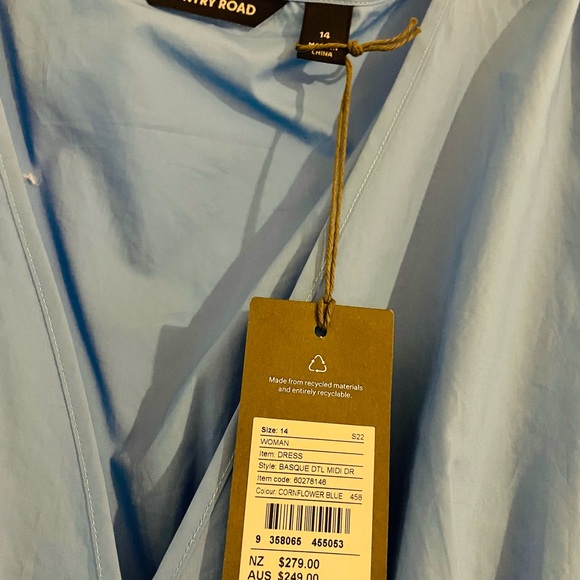 Country Road Size 14 Cornflower blue Dress - Picture 6 of 6